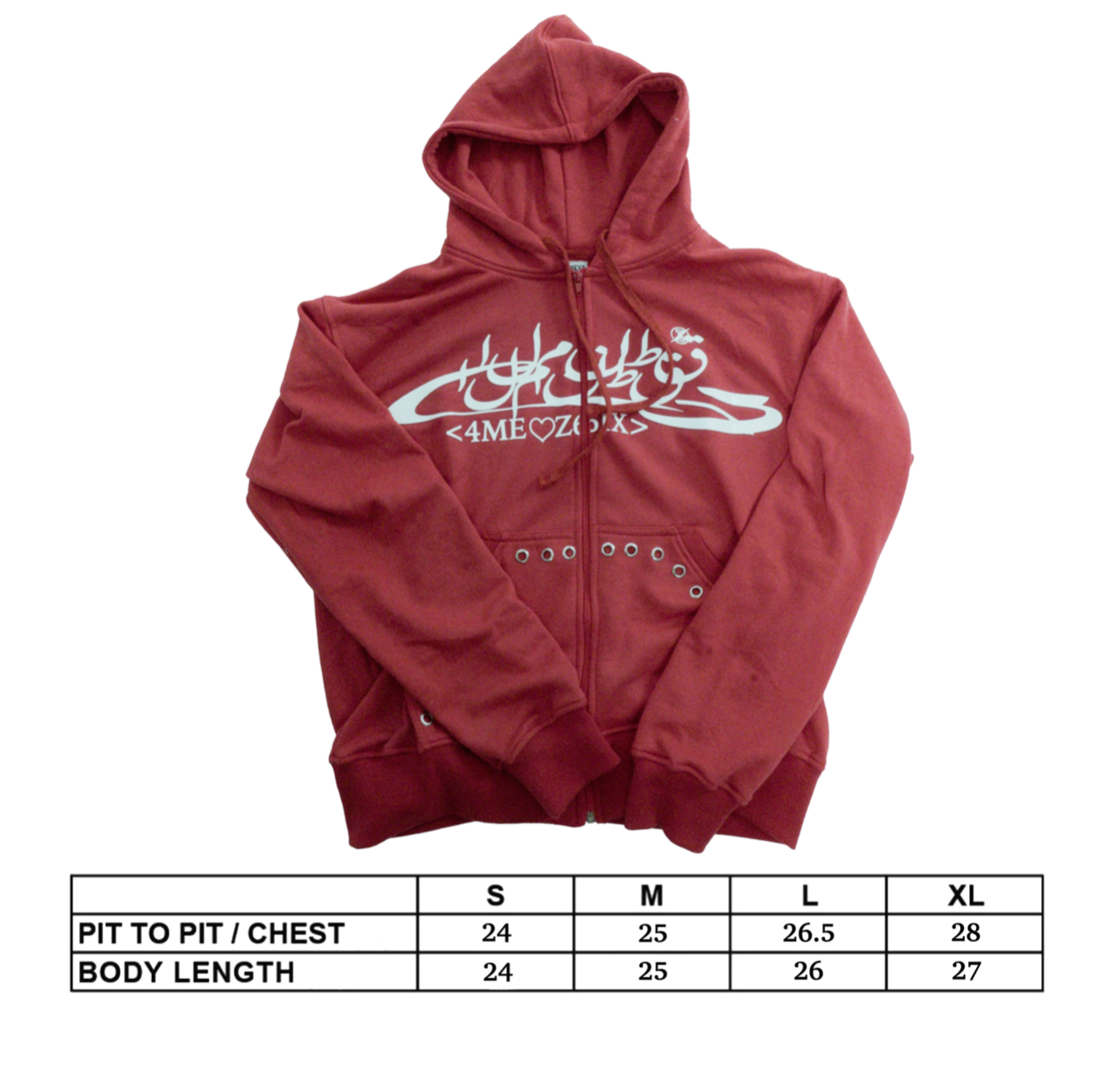 Fancy Regions Zip Up (RED)