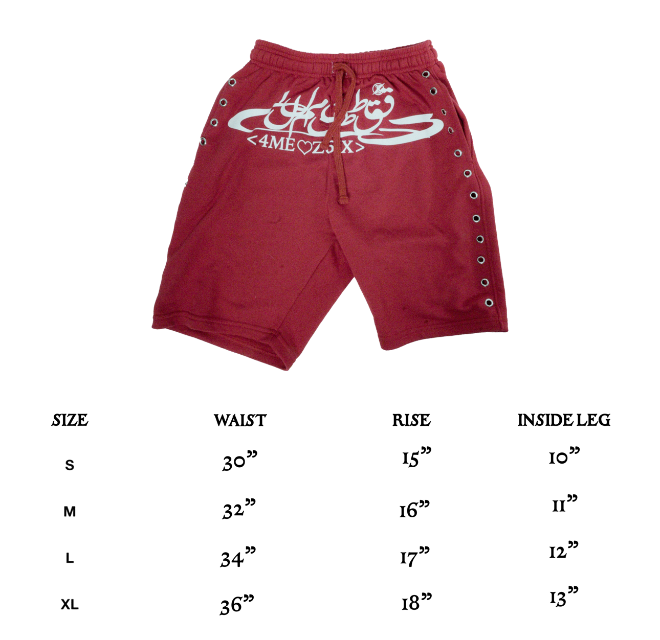Fancy Regions Shorts (RED)