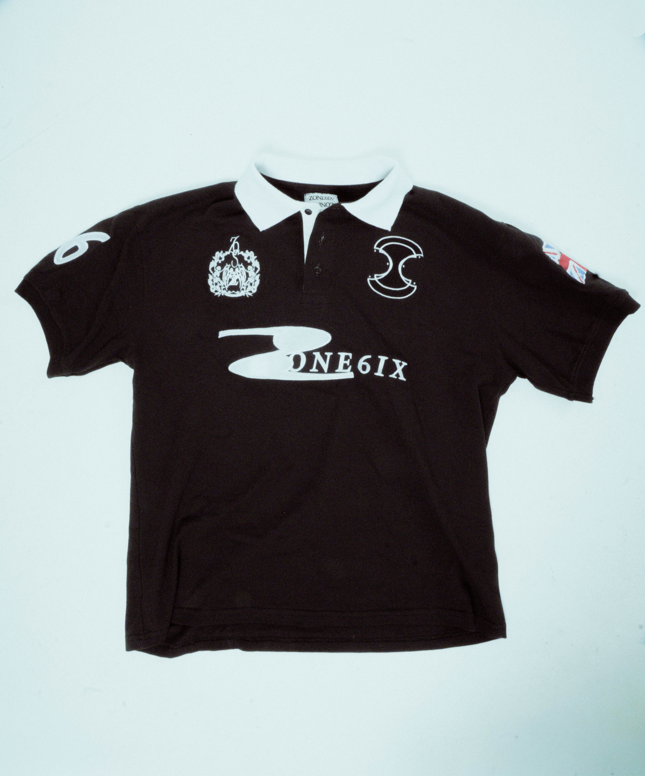 Crest logo polo shirt