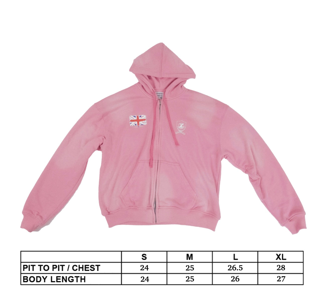 Pink Lion Zip Up