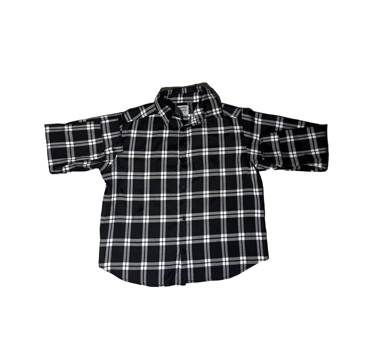 Shield logo flannel (B&W)