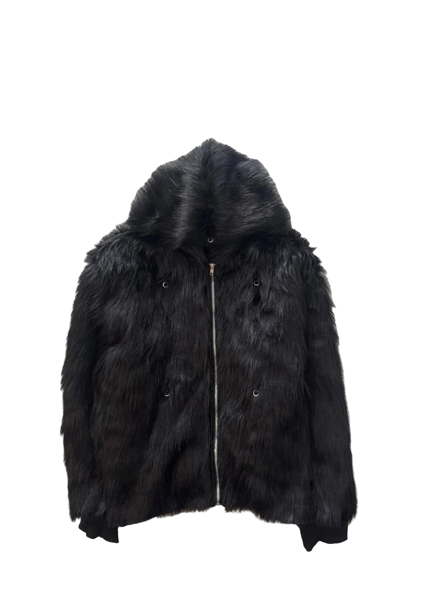 King fur piercing zip up