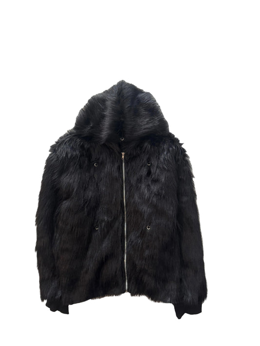King fur piercing zip up