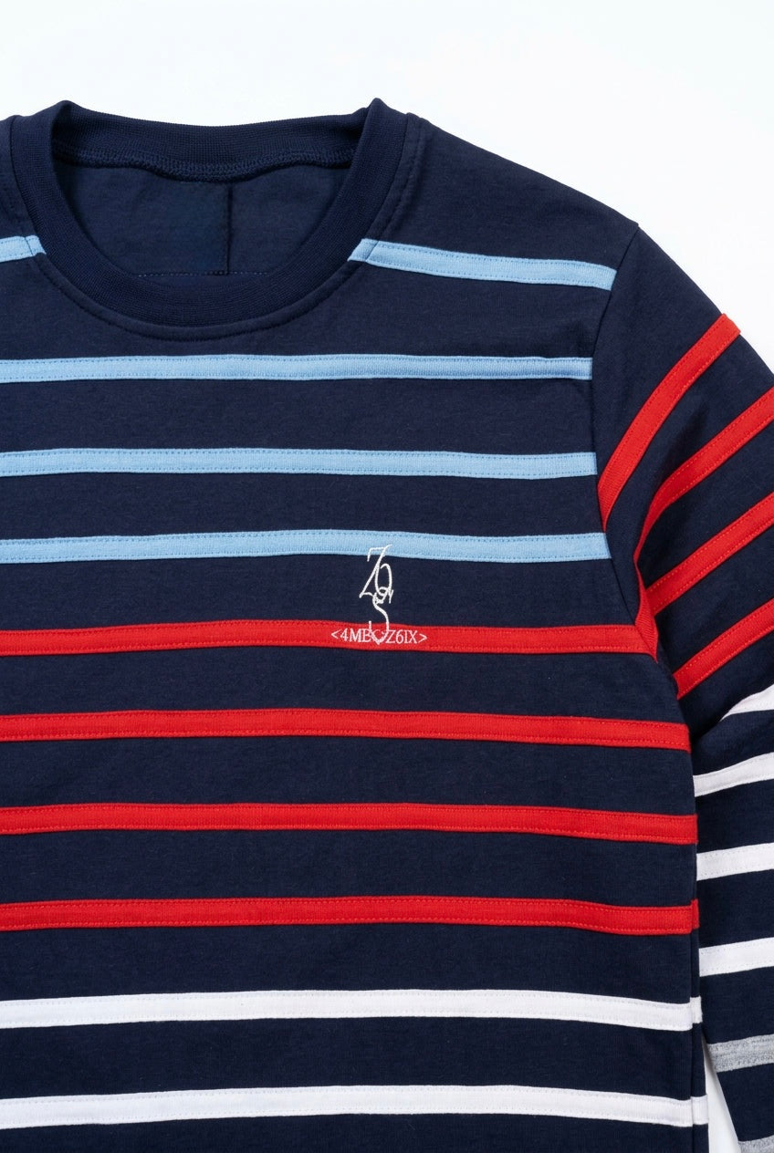 Striped multi colour long sleeve